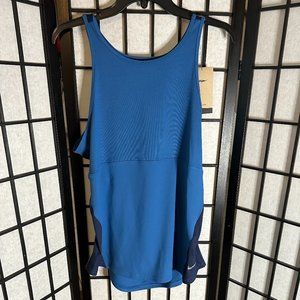 Nike Yoga Women's Dri-FIT Fit Yoga‎ Tank Top NWT Blue Size XXL